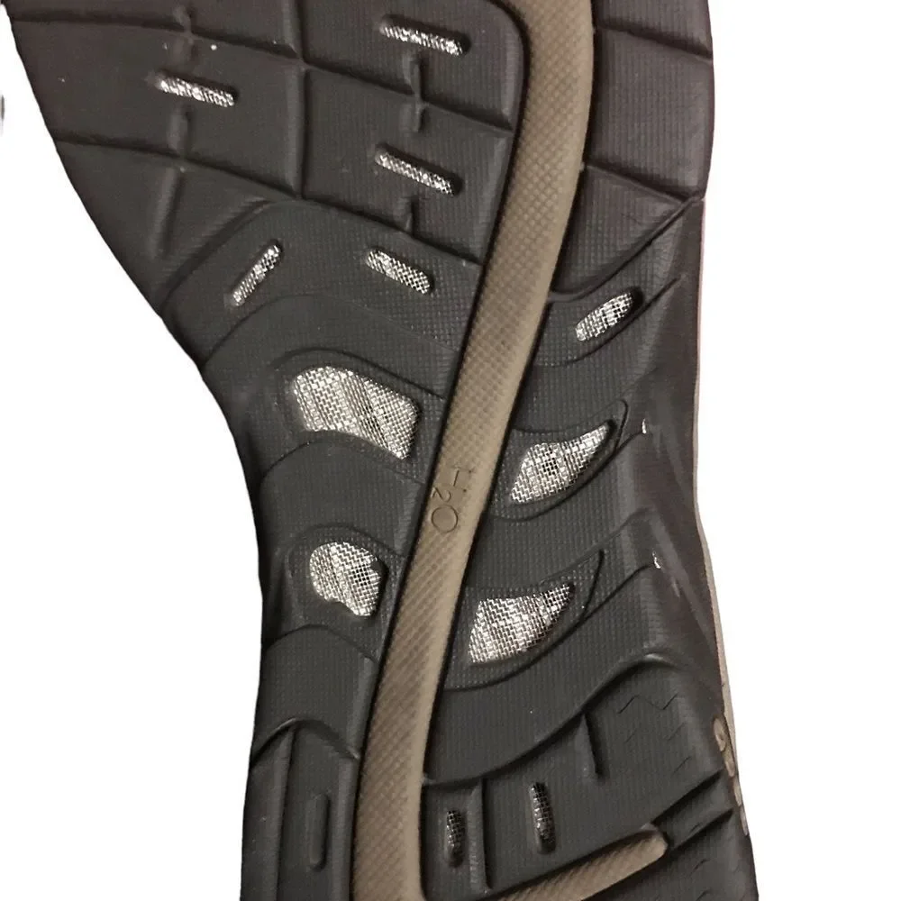 Abeo Men's Size 8 Tan and Black Sandals